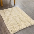 thumbnail image 3 of Cateissary Alfombrilla de baño antideslizante Chenille absorción de agua alfombra de suelo puerta de ducha lavable cocina dormitorio alfombras suministros Decoración del hogar 43x61cm Cateissary HA066571-01, 3 of 6