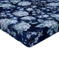 thumbnail image 4 of Ambesonne Springtime Fitted Sheet, Asian Leafy Branches Art, Queen Size, Dark Lavender Ceil Blue, 4 of 5