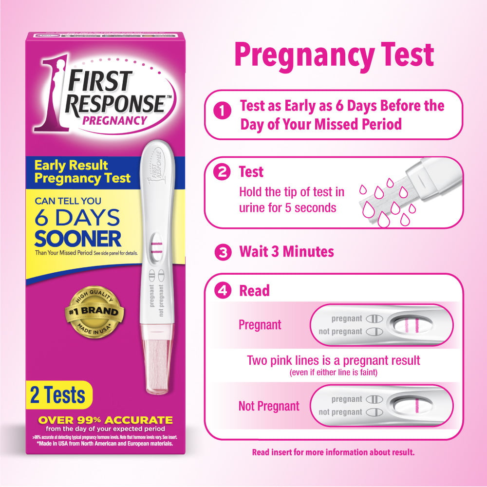 First Response Early Result Pregnancy Test, 3 Pack ...