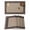 Brown, variant on Black Brown Greek Key Placemats Set of 4 Geometric Greece Ancient Farmhouse Geo Place Mats Indoor Wipeable Table Mats Washable Dining Table Placemats for Kitchen Holiday Party Home Decor 13x19 Inch