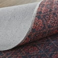 thumbnail image 6 of 10' X 14' Red And Gray Striped Power Loom Area Rug, 6 of 9