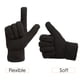 thumbnail image 4 of Guantes de Invierno Cálidos Ajustables con Forro Polar Unisex (Negro 2 Pares), 4 of 5