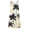 thumbnail image 4 of Blmnix Bodycon Dresses for Women 2026 Beach Dress Hawaiian Dresses Dress Crew Neck Sleeveless Mini Wrinkle-Resistant Summer Dresses Casual,S, 4 of 7
