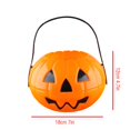 thumbnail image 3 of Halloween Decorations, Alloween Decoration Foldable and Detachable Two and a Half Bucket Large, Medium and Small Pp Candy Bag Bucket, plastic, Orange, 3 of 7