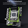 thumbnail image 1 of X79D 2.0 LGA 2011 Placa base Dual Channel DDR3 Memoria 64G ATX Placa base E5, 1 of 9