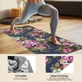 thumbnail image 4 of Pioneer Flower Floral Print Pattern Hot Yoga Mat Towel Non Slip for Hot Yoga - Quick-Drying Yoga Mat Cover with 4 Corner Pockets with Travel Bag - Hot Yoga Towel Non Slip 74"x26", 4 of 6