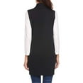 Geyoo Womens Long Vests Sleeveless Open Front Cardigan Layering Vest