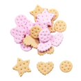 thumbnail image 2 of 2x20 Piezas Resina Galleta Flatback Cabujones Scrapbooking DIY Phone Case Craft Sunnimix Cabujón de reverso plano, 2 of 8