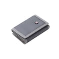 thumbnail image 2 of ITFABS Men 3-Fold Coin Purse, Canvas Wallet, Solid Color Fashion Slim Portable Card Pack, 2 of 4