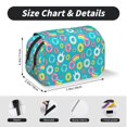 thumbnail image 5 of Kdxio Donut for Double Compartment Pen Case Oxford Organizer with Zipper Pockets for Students Artists, 5 of 7