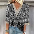 thumbnail image 2 of My Order BeiFu Long Sleeve Shirts For Women Casual Womens Tops Long Sleeve Blouse Women Blouses For Work Casual Cotton Polyester Blend T Shirts Women Plus Size Fall Clothes For Women, 2 of 5