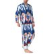 thumbnail image 2 of Balery Cute Gnomes in USA Pijama para Hombre de Dos Piezas con Manga Larga, Conjunto de Dormir y Descanso Suave con Bolsillos-Small, 2 of 7