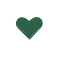 thumbnail image 1 of 4 piezas de cuero corazón marcapáginas corazón página esquina hecho a mano marcapáginas cuero lectura lindo marcapáginas accesorios para mujeres Bookworm presente amantes(verde hierba) Sincero Hogar, 1 of 6