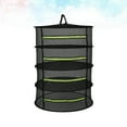 thumbnail image 6 of Ortofally Drying Rack Net 4 Layer Dryer Mesh Hanging Dryer Rack with Zipper for Tea Dehydrator Black, 6 of 10