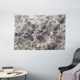 thumbnail image 1 of Marble Tapestry, Ceramic Style Grunge Scratches with Formless Lines and Cracks Artwork, Wall Hanging for Bedroom Living Room Dorm Decor, 60W X 40L Inches, Tan Beige Dark Taupe, by Ambesonne, 1 of 2