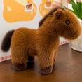 thumbnail image 6 of Adorable Realistic Mini Horse Plush Toy Foal Doll Plush Toy Comfortableness Doll Year Of The Horses Gift for Kids Adults, 6 of 6