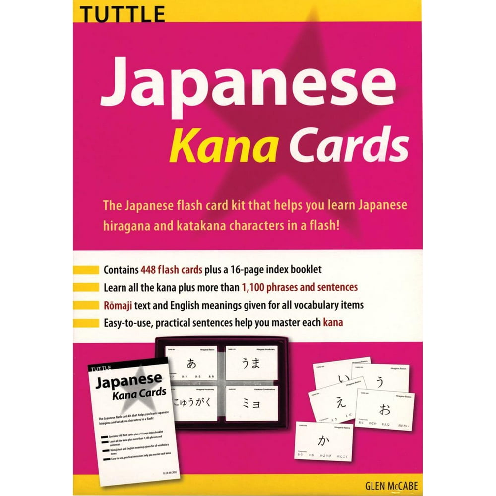 Japanese Kana Cards Kit The Japanese Flash Card Kit That Helps You