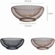 thumbnail image 3 of Metal Mesh Fruit Basket, Round Black/Gold Metal Fruit Vegetable, Egg, Bread Storage Bowl Holder Stand, 3 of 4
