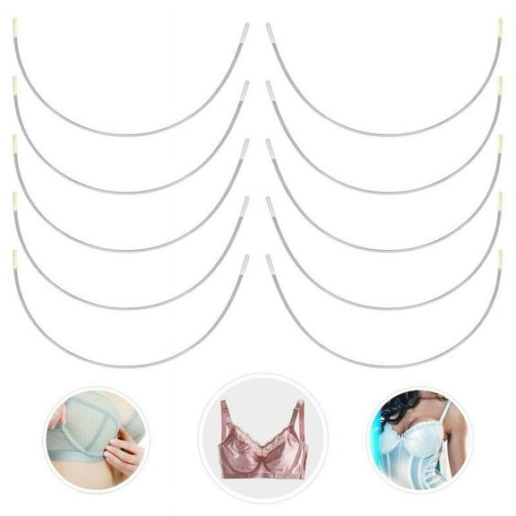 6 Pairs Of Stainless Steel Handmade Bra Underwire Replacement Cup Womens Bra Accessories - B Cup
