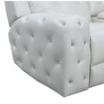 thumbnail image 3 of 34" x 43" Blanche White Modern Style Power Recliner, 3 of 5