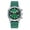 Green Dial, variant on Men's Chronograph Watch Dive 100M Waterproof, Analog Quartz Watches, Luminous 38mm Stainless Steel Panda Dial Fluororubber Strap