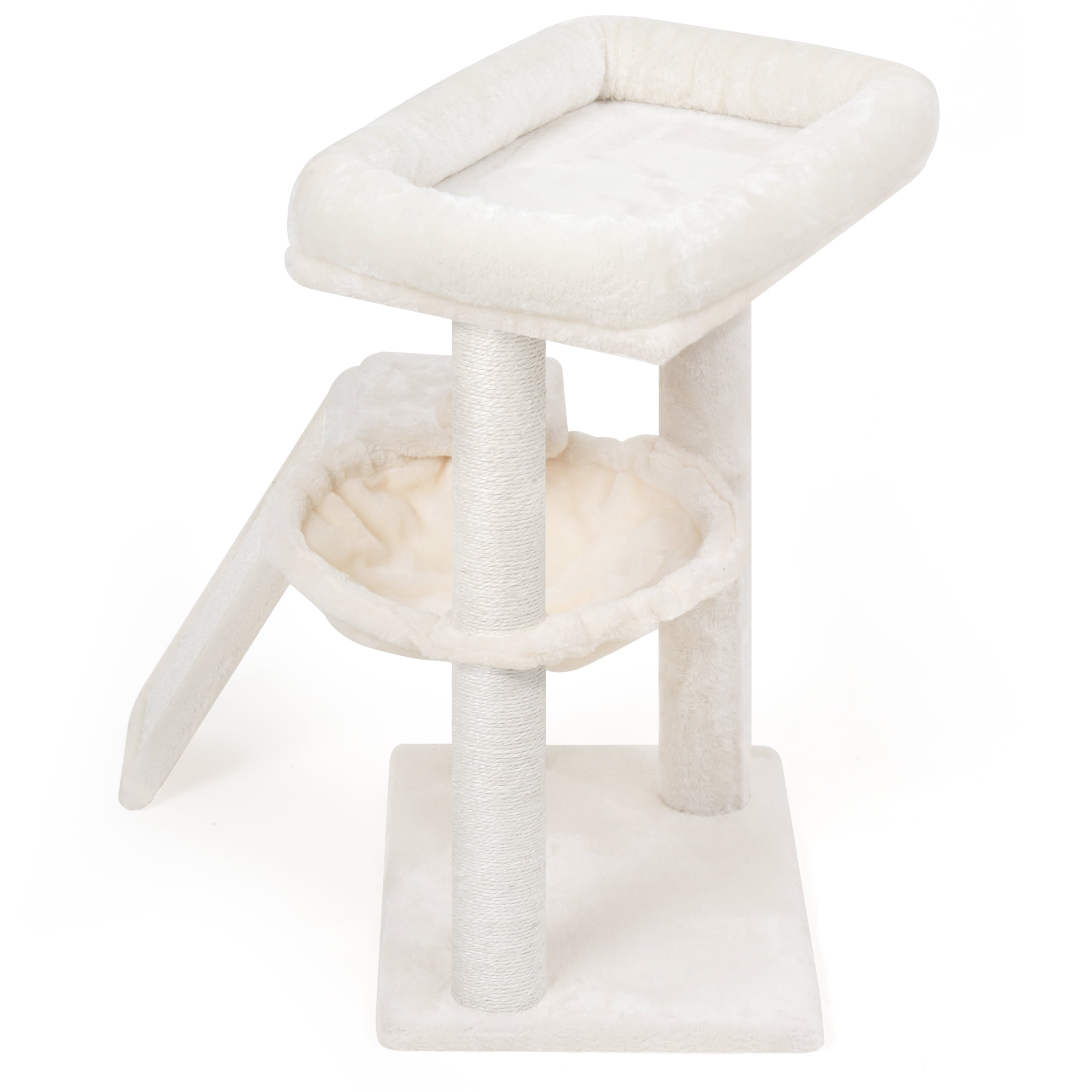 Multi-Functional Cat Tree, Indoor Climbing Toy Suitable for All Cats, with Big Perch and Toy Balls