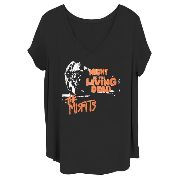 Women's Misfits Night of the Living Dead  Graphic T-Shirt