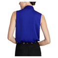 thumbnail image 2 of Rachel Roy Womens Tie Neck Pullover Blouse, Blue, Large, 2 of 2