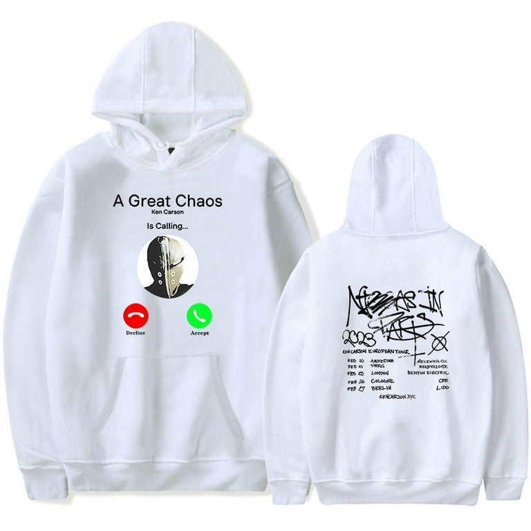 Ken Carson Merch Hoodie A Great Chaos Tour Hoodies Ken Carson Merch Hoodie A Great Chaos Tour Hoodies