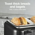thumbnail image 3 of Proctor Silex 4-Slice Toaster with Extra-Wide Slots, Toast Boost, and Removable Crumb Tray, Black, 3 of 10