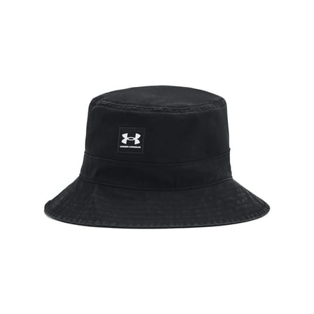 Under Armour Men's Branded Bucket Hat, (001) Black / / White, Large/X-Large