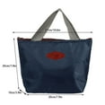 thumbnail image 2 of SHIMELE Insulated Lunch Bag Tote - Large Capacity, Waterproof, Lightweight, Foldable, Multi-Purpose for Work, School, Picnics, Shopping, 2 of 5