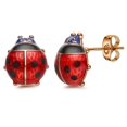 thumbnail image 1 of Pendientes Coccinelle de plata de ley 925 hipoalergénicos de playa hawaiana para mujer, 1 of 5