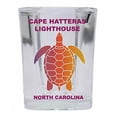 thumbnail image 1 of R and R Imports Cape Hatteras Lighthouse North Carolina Souvenir Square Shot Glass Rainbow Turtle Design 4-Pack, 1 of 2