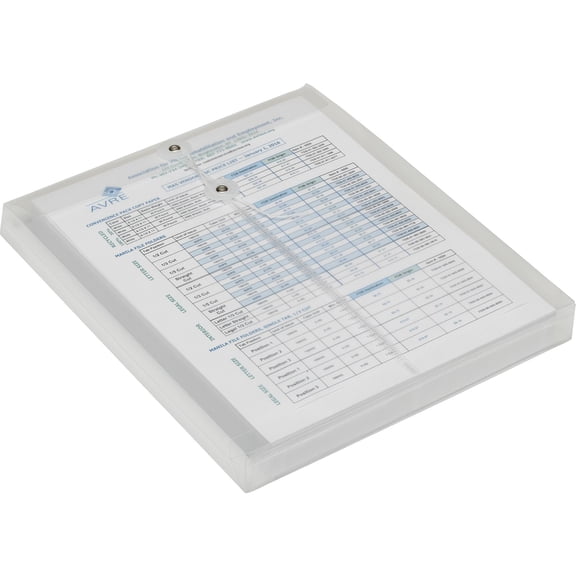 SKILCRAFT String Close Poly Booklet Envelope Jackets
