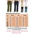 thumbnail image 2 of Men's Drawstring Cotton Linen Pants Solid Color Elastic Waist Relaxed-Fit Casual Loose Beach Plus Size Trousers, 2 of 2