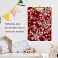 thumbnail image 5 of FMSHPON Christmas Festive Snowflake Merry Clipboard Hardboard Wood Nursing Clip Board and Pull for Standard A4 Letter 13x9 inches, 5 of 5