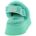 thumbnail image 3 of Ugg Womens Disco Slide Shearling Flatform Slingback Slippers, 3 of 3
