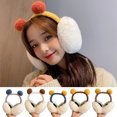 thumbnail image 2 of CSChome Cache-Oreilles d'Hiver - Épais Doux Peluche Assortis Pliables Antidérapants, 2 of 7