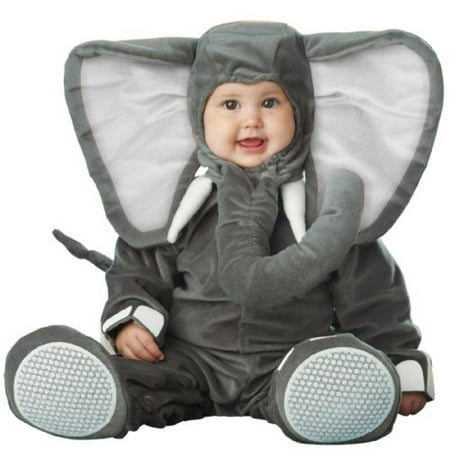 InCharacter Costumes Baby's Lil' Elephant Costume, Grey, Small/6-12 Months