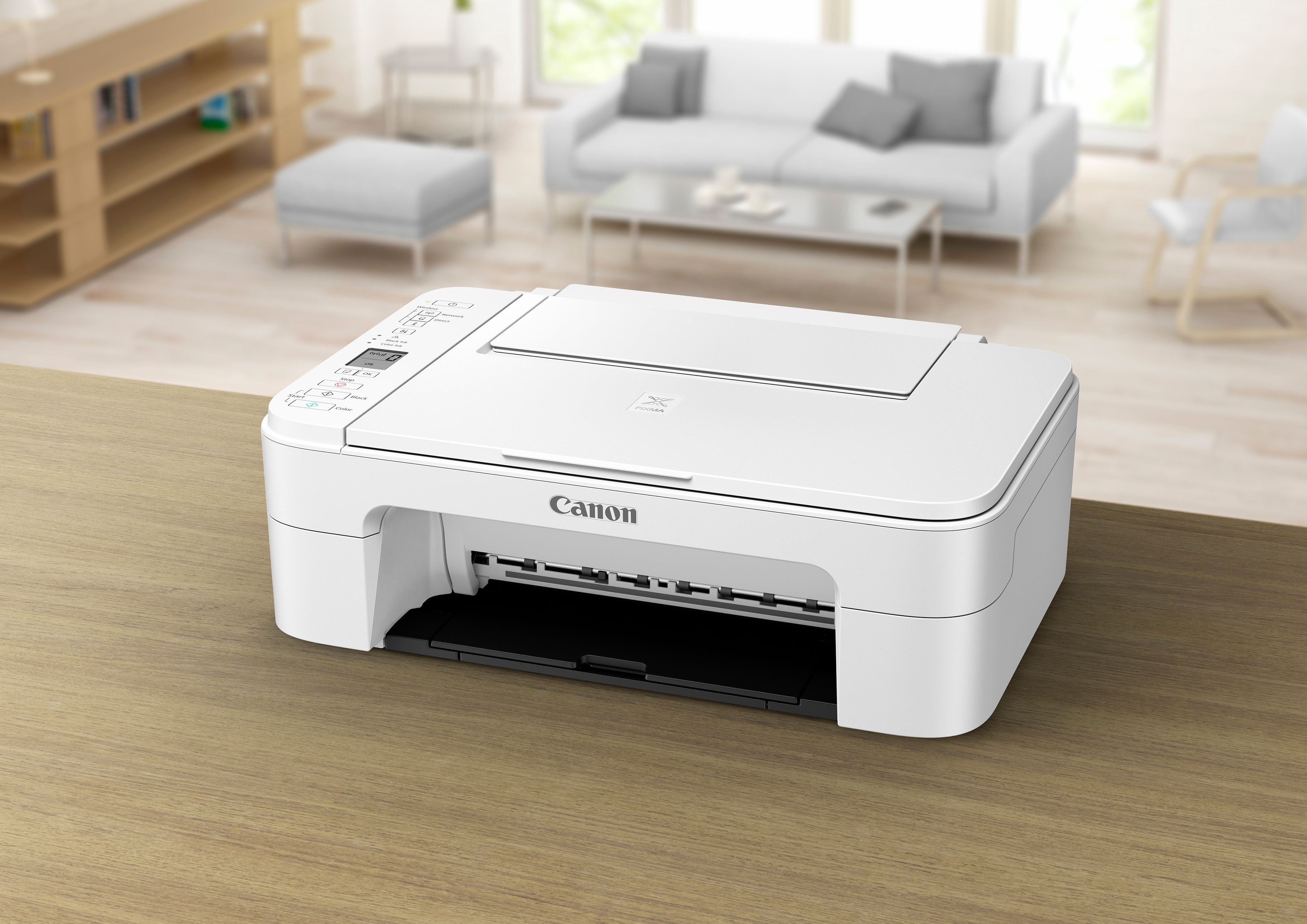 Canon TS3122 US Wh/Blk Pixma Wireless Inkjet All-In-One Printer - image 4 of 5