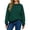 1-Navy, variant on Arlun Womens Striped Oversized Sweatshirts Trendy Color Block Crew Neck Long Sleeve Casual Loose Pullover Top Comfort Drop Shoulder Fashion Fall Vacation Hoodless Sweatshirt 1-Red XL
