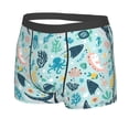 thumbnail image 2 of Daiia Sea Life Men's Underwear Boxer Briefs, Cotton Stretch Moisture-Wicking Underwear-X-Large, 2 of 9