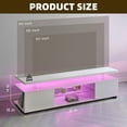 thumbnail image 2 of WGYPRIME TV Stand for 60 Inch TV, Modern Entertainment Center with Adjustable LED & Storage, TV Console for Lining Room, 2 of 6