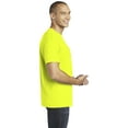 thumbnail image 3 of Gildan High Visibility Pocket T-Shirt, Safety Green, Men Short Sleeve Crew Neck Work Wear, Size-XL, 3 of 5
