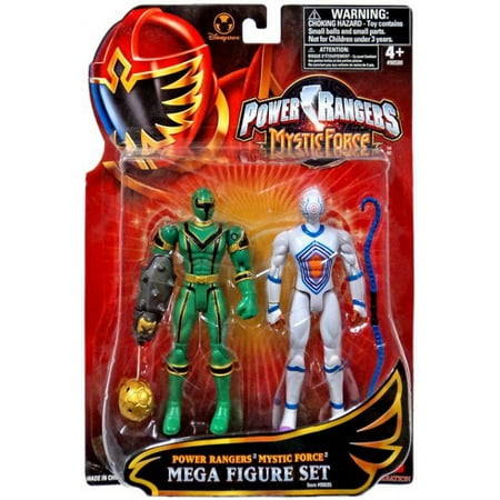 Power Rangers Mystic Force Green Ranger & White Triptoid Action Figure 2-Pack