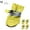 E, variant on Ikohbadg Waterproof Dog Shoes for Small Dogs Reflective Non-Slip Booties with Adjustable Straps Paw Protectors for Puppies 4PC Set Comfortable Soft Sole Dog Boots