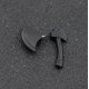 thumbnail image 2 of RV Pendientes colgantes Axe - Negro - Para hombres Rojo Verde, 2 of 5