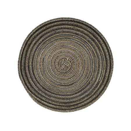 

Antiskid Heat Insulation Mats Nnitting Circle Table Placemat Dinner Kitchen Pad