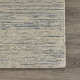 thumbnail image 4 of LR Home Distress Banded Coastal Light Blue 5x7 Indoor Area Rug, 4 of 7